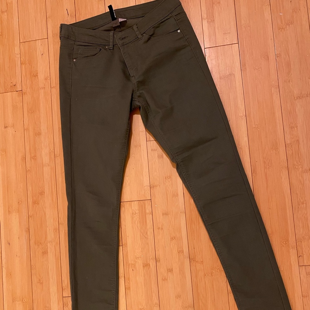 H&M Women olive pants